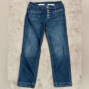 Anthropologie Pilch and the Letterpress high rise slim jeans size 28